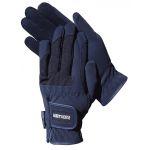Harry's Horse domy suede rijhandschoenen navy    xl xxl