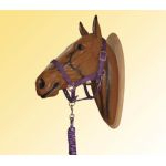 Harry's Horse suede halsterset wineberry paars maat pony