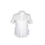 Dressuur blouse korte mouw wit s m
