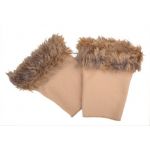 Beenwarmers voor in je laarzen bruin en zwart