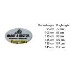 HB Harry and Hector Pony Outdoor waterdichte regendeken Blauw fleece 95 105 125