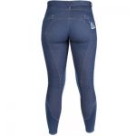 horka JR-PAARDRIJBROEK TEXAS ELASTA blauw 152 164