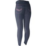 DAMES RIJBROEK ARONA blauw silecone knie  40  Horka