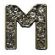 Sierletter voor frontriem of halsband