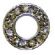 Sierletter voor frontriem of halsband