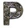 Sierletter voor frontriem of halsband