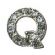 Sierletter voor frontriem of halsband