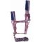 Harry's Horse Halsterset stripe rhodondendron cob