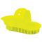 Neon gele sarvis borstel / rosborstel